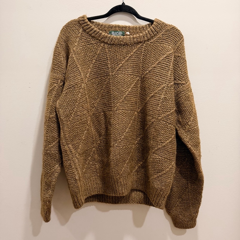 Marshall Field Cableknit Sweater size Large